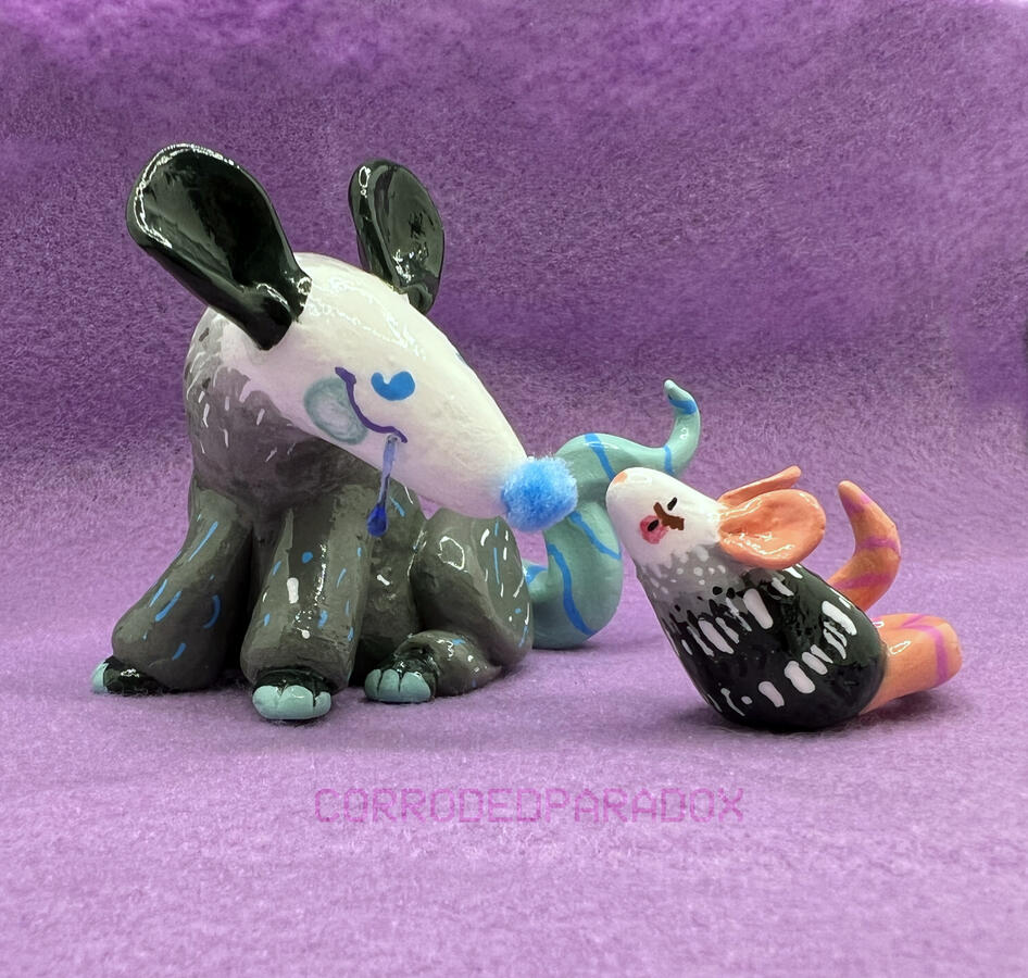 Clown Possum and Mime Mouse - 2021